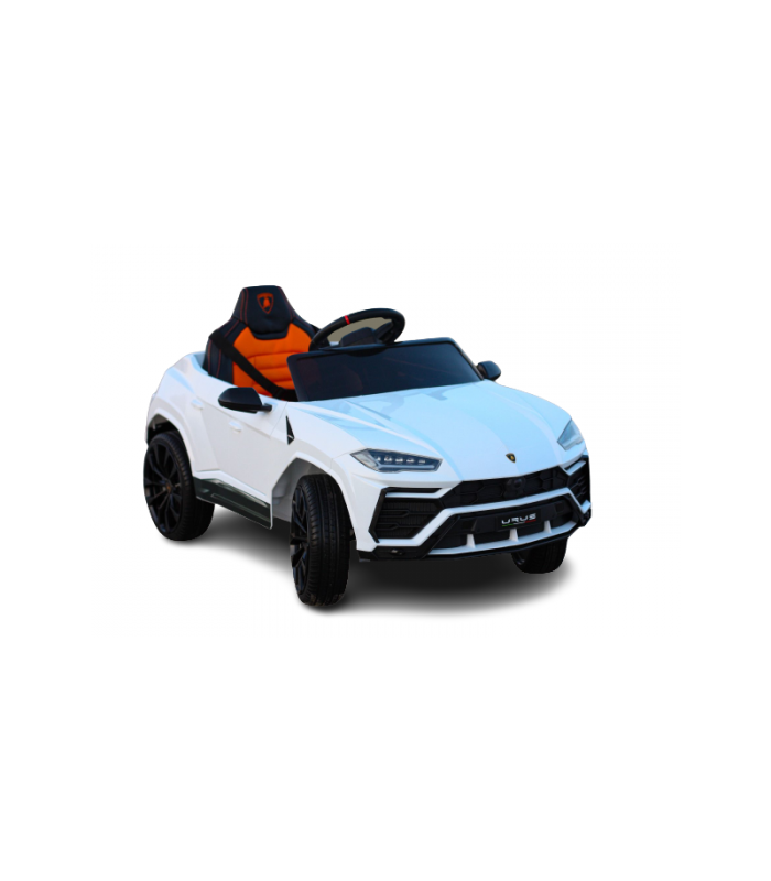 Voiture electrique enfànt 12V Lamborghini Urus blanc sous li
