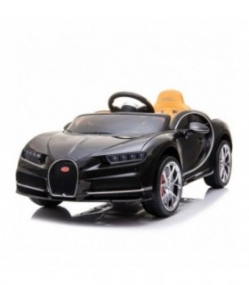 Bugatti Chiron Noir Licence d'origine À batterie Ouverture v