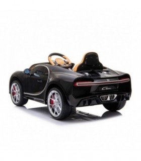 Bugatti Chiron Noir Licence d'origine À batterie Ouverture v