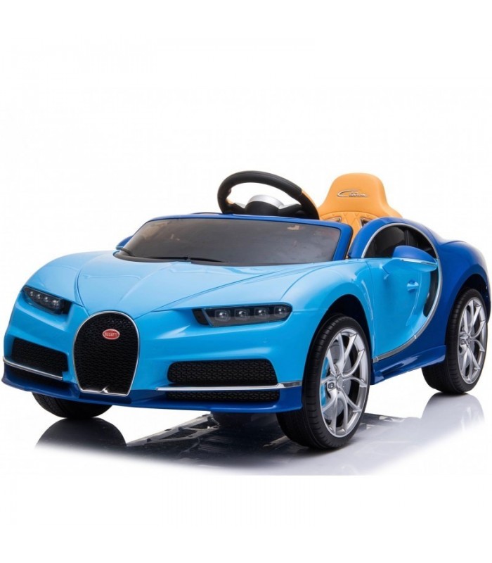 Bugatti Chiron Bleu Licence d'origine À batterie Ouverture v