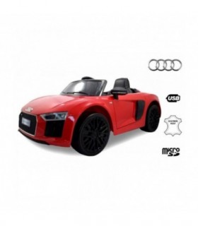 Audi electrique enfant R8 Spyder Nouveau rouge Original Lice