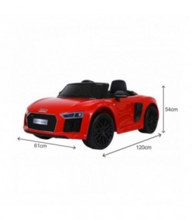 Audi electrique enfant R8 Spyder Nouveau rouge Original Lice