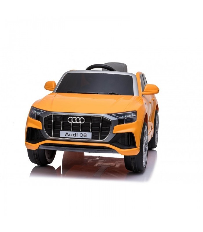 Voiture electrique enfant AUDI Q8 12V orange sous licence d'