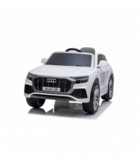 Voiture electrique enfant AUDI Q8 12V blanc sous licence d'o