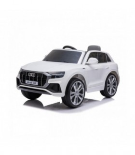 Voiture electrique enfant AUDI Q8 12V blanc sous licence d'o