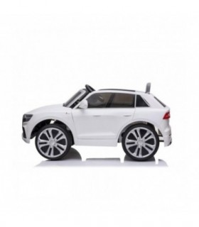 Voiture electrique enfant AUDI Q8 12V blanc sous licence d'o