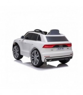 Voiture electrique enfant AUDI Q8 12V blanc sous licence d'o