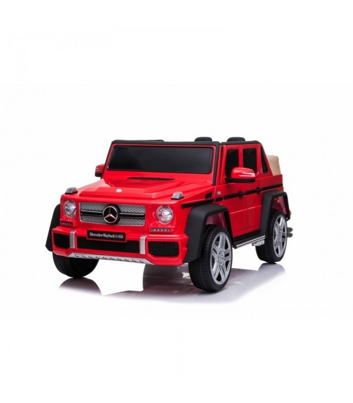 Voiture électrique Mercedes G650 MAYBACH rouge licence d'ori