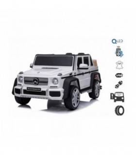 Voiture électrique Mercedes G650 MAYBACH Blanc Licence d'ori