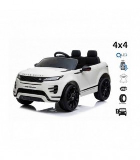 Voiture électrique enfant range rover evoque 12V blanc doubl