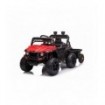 Buggy électrique 12V Racing SMALL avec remorque Rouge