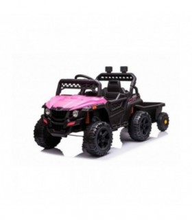 RSX SMALL avec remorque Rose Traction arrière Batterie 12V S