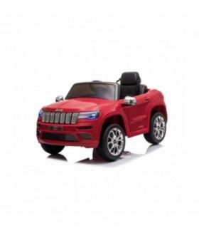 Voiture électrique JEEP GRAND CHEROKEE 12V ROUGE siège en cu