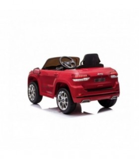 Voiture électrique JEEP GRAND CHEROKEE 12V ROUGE siège en cu