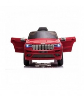 Voiture électrique JEEP GRAND CHEROKEE 12V ROUGE siège en cu