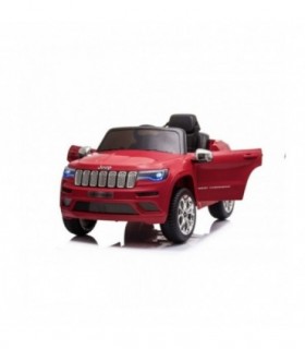 Voiture électrique JEEP GRAND CHEROKEE 12V ROUGE siège en cu