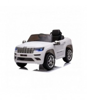 Voiture électrique JEEP GRAND CHEROKEE 12V BLANC siège en cu