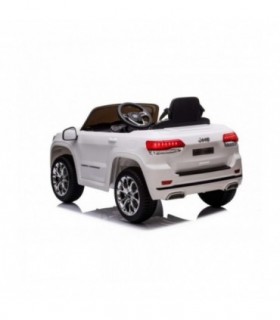 Voiture électrique JEEP GRAND CHEROKEE 12V BLANC siège en cu