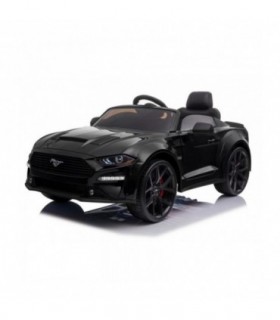 Voiture electrique enfant Ford Mustang 24V noire roues Soft