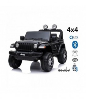 JEEP Wrangler noir Double siège en cuir Radio avec entrée Bl
