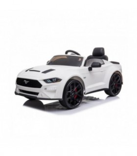 Voiture electrique enfant Drift Ford Mustang 24V blanche rou
