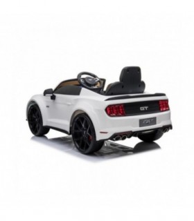 Voiture electrique enfant Drift Ford Mustang 24V blanche rou