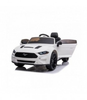 Voiture electrique enfant Drift Ford Mustang 24V blanche rou