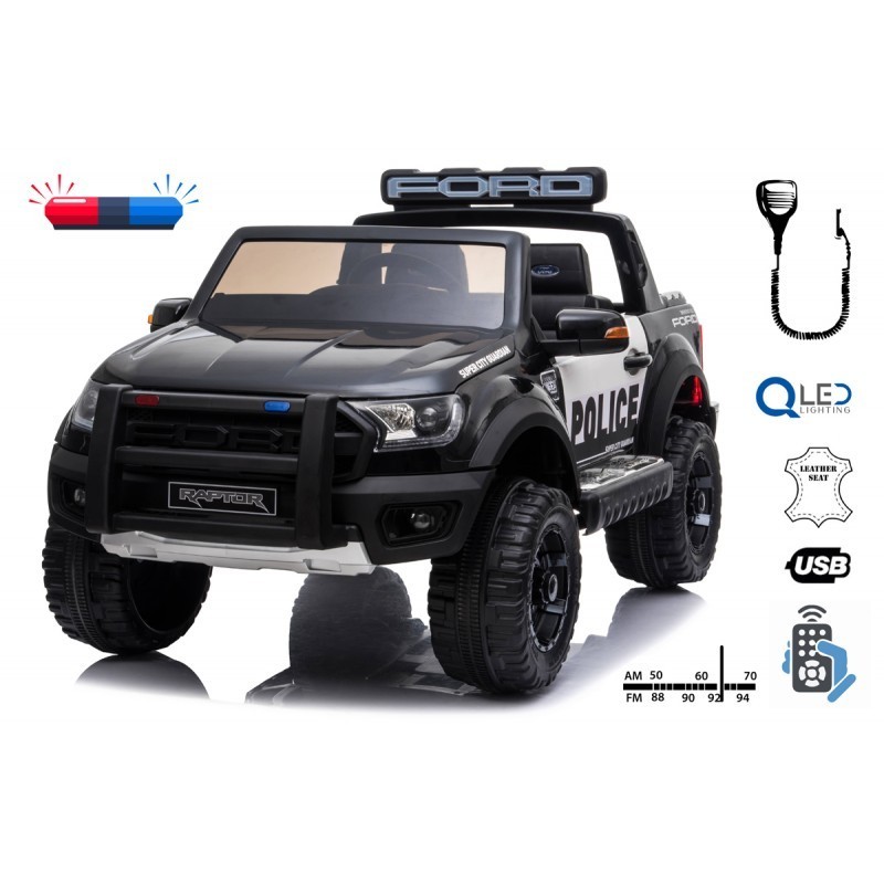 FORD ELECTRIQUE ENFANT POLICE 12 VOLTS