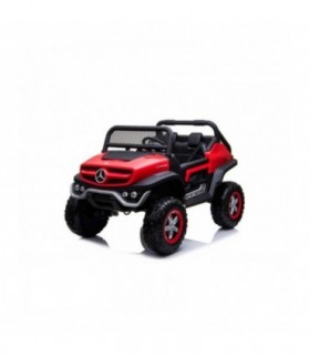 Voiture électrique miniature Mercedes-Benz UNIMOG - Rouge Té