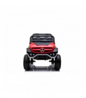 Voiture électrique miniature Mercedes-Benz UNIMOG - Rouge Té