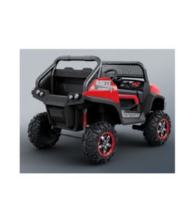 Voiture électrique miniature Mercedes-Benz UNIMOG - Rouge Té