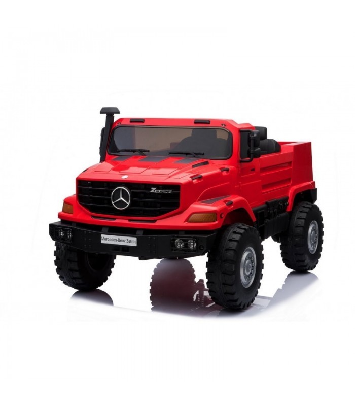 Voiture électrique miniature Mercedes-Benz Zetros 24V rouge