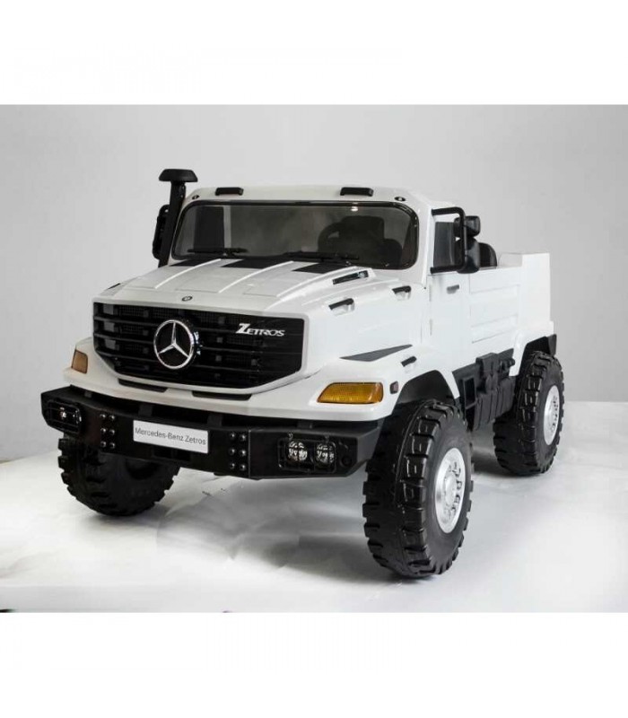 Voiture électrique autoportée Mercedes-Benz Zetros 24V blanc