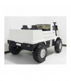 Voiture électrique autoportée Mercedes-Benz Zetros 24V blanc