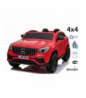 Mercedes-AMG GLC rouge Double siège en cuir FM radio avec en