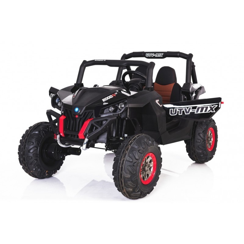 Voiture électrique 2 places 2x12v buggy rsx noire Voiture électrique 2 places 2x12v buggy rsx noire