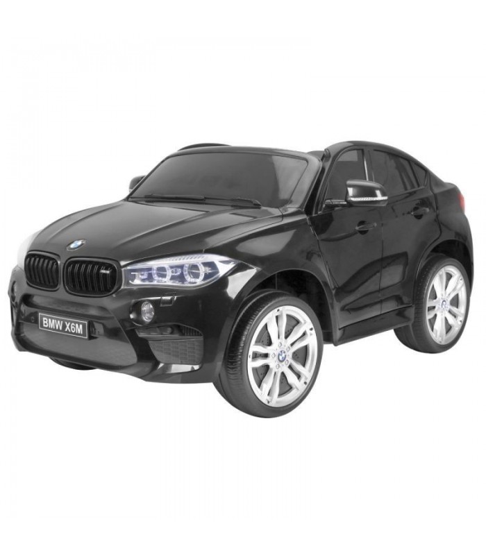 Voiture électrique 2 places 12V BMW X6M Noire - Pack Luxe