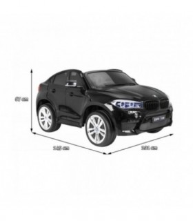Voiture électrique 2 places 12V BMW X6M Noire - Pack Luxe