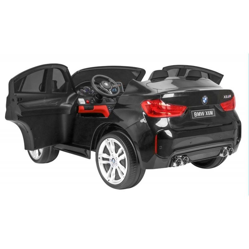 BMW X6 M Noir Métallisée 2 places, voiture électrique enfant , 12 volts -  12AH, 2 moteurs
