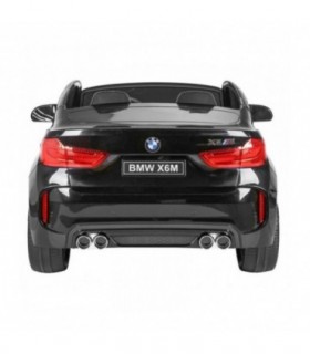 Voiture électrique 2 places 12V BMW X6M Noire - Pack Luxe