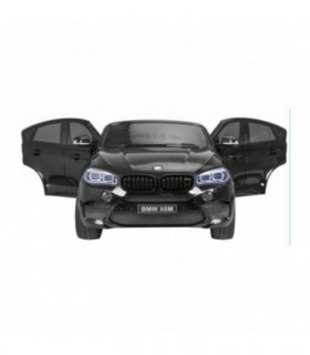 Voiture électrique 2 places 12V BMW X6M Noire - Pack Luxe