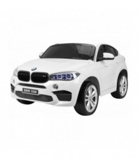 Voiture électrique 2 places 12V BMW X6M Blanche - Pack Luxe