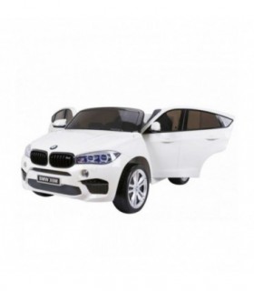 Voiture électrique 2 places 12V BMW X6M Blanche - Pack Luxe