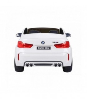 Voiture électrique 2 places 12V BMW X6M Blanche - Pack Luxe