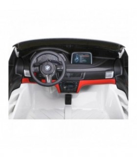 Voiture électrique 2 places 12V BMW X6M Blanche - Pack Luxe