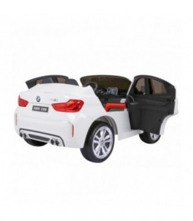 Voiture électrique 2 places 12V BMW X6M Blanche - Pack Luxe