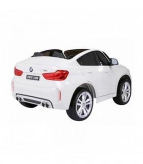 Voiture électrique 2 places 12V BMW X6M Blanche - Pack Luxe