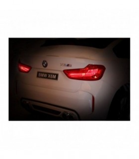 Voiture électrique 2 places 12V BMW X6M Blanche - Pack Luxe