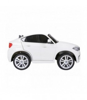 Voiture électrique 2 places 12V BMW X6M Blanche - Pack Luxe