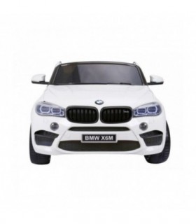 Voiture électrique 2 places 12V BMW X6M Blanche - Pack Luxe